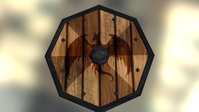 Viking Shield 2 3D Model