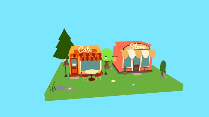 Stores 3D Model