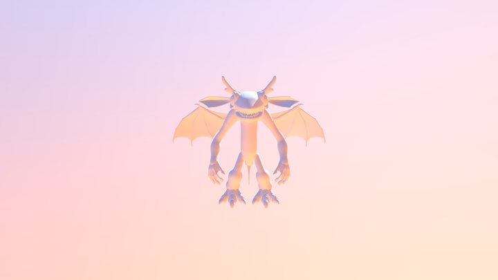 Shark Dude 3D Model