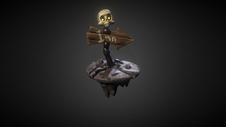 SkullSign 3D Model