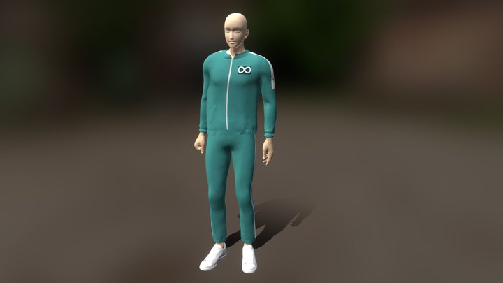 Saitama Squid Game Version 3D Model