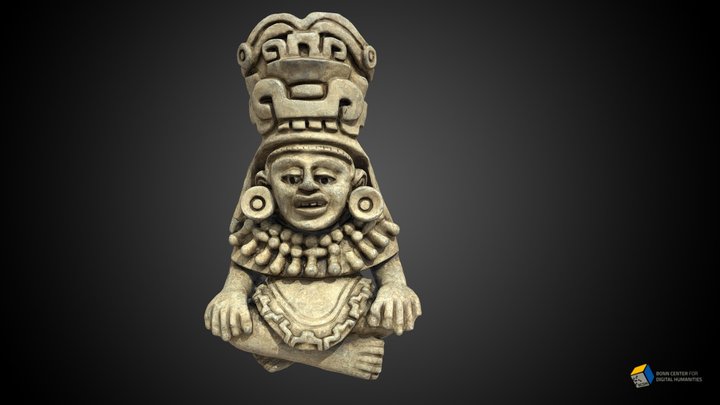 Zapotec ceramic vessel 3D Model