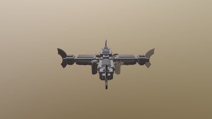 Refinery Space Station 3D Model