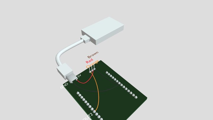 Ichigodake Battery 5V for servo motor 3D Model