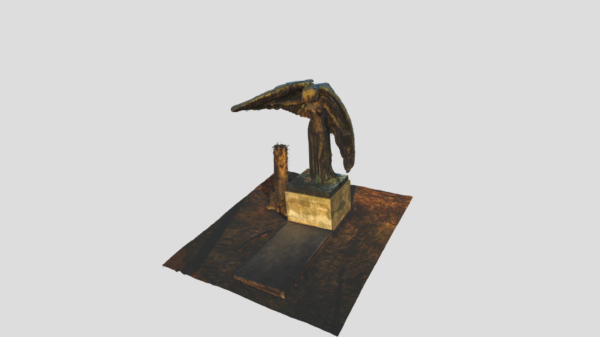 Black Angel of Oakland Cemetery