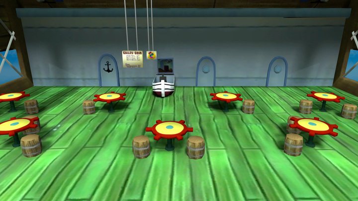 Krusty Krab - SpongeBob SquarePants 3D Model