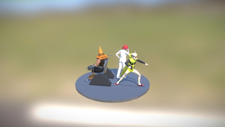 Shadier Oaks Characters3 3D Model