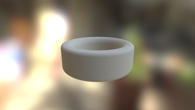 Necklace Element_Oval 1 3D Model