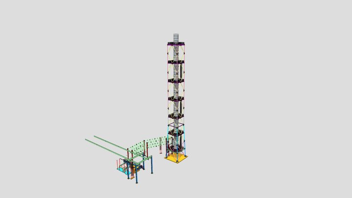 Реконструкция водогрейной котельной 3D Model
