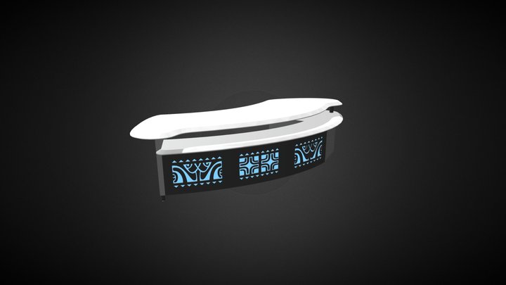 Bureau Boss Fermé 3D Model