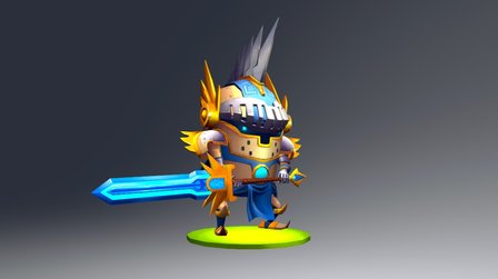 Paladin 3D Model