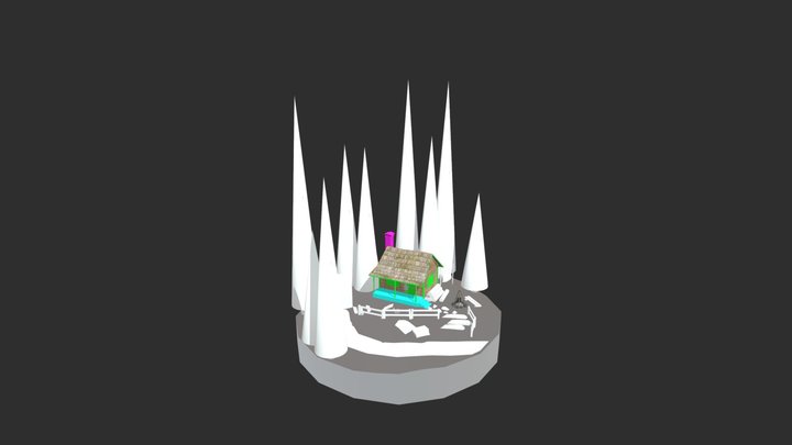 Forest Loner - WIP Diorama 3D Model
