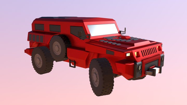 Marauder [Low Poly] 3D Model