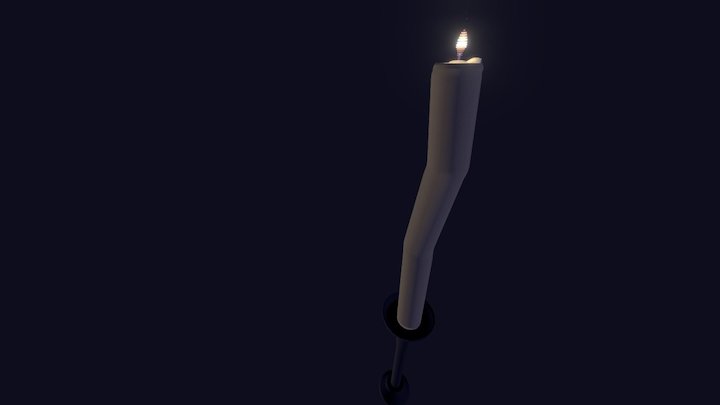 Candle 3D Model
