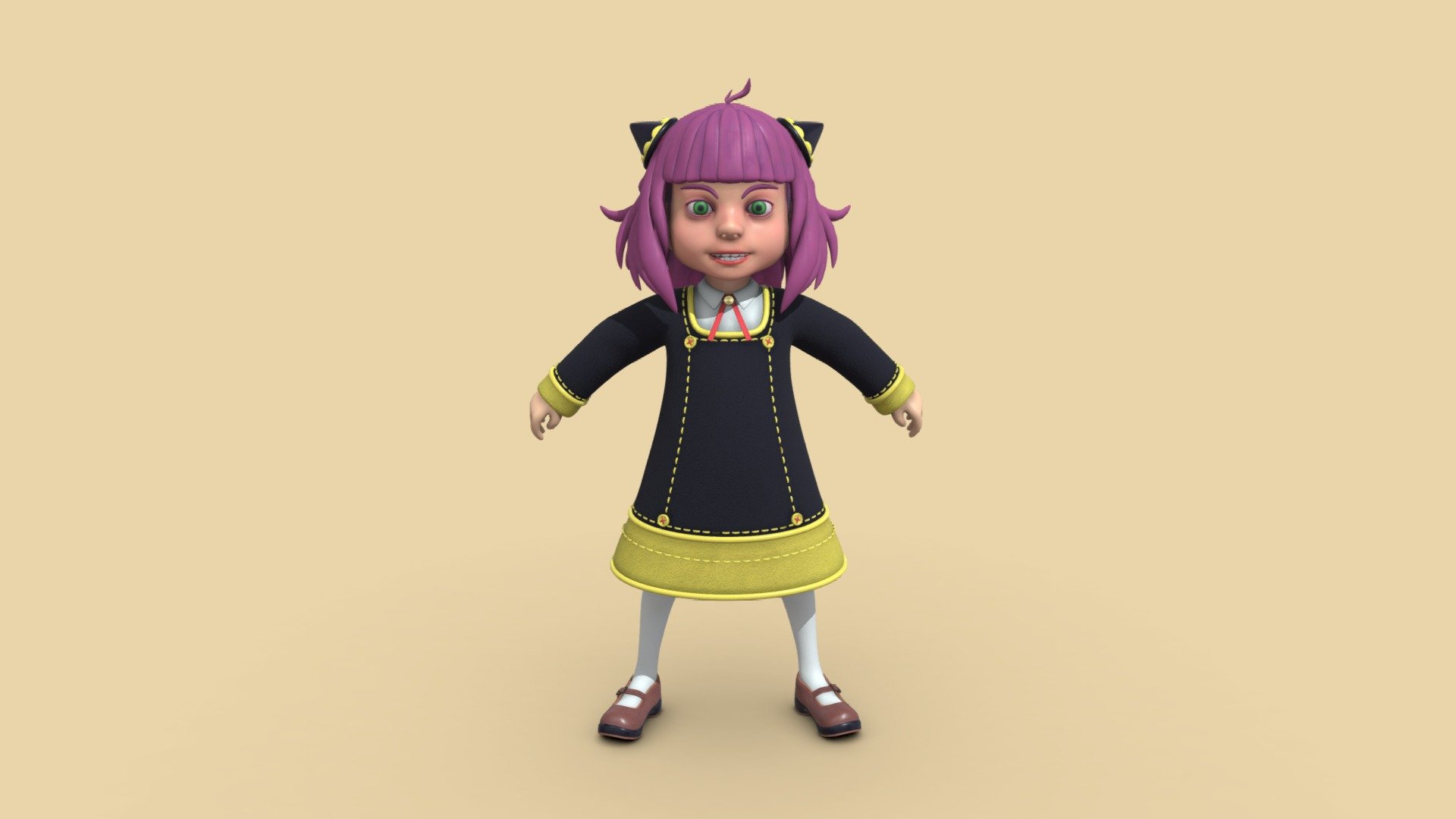 Anya Forger - 3D model by andrucas97 (@paleo.andre) [dba1ff2] - Sketchfab