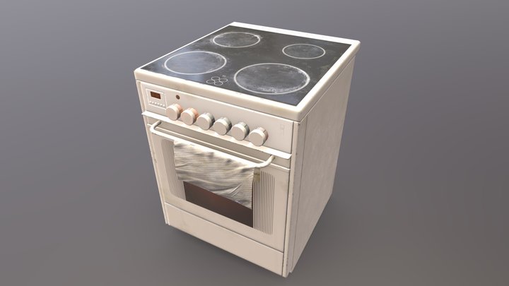 Grandma's oven 3D Model