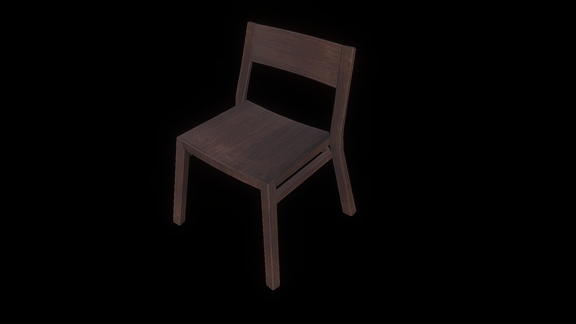 3D model Chair 1 - This is a 3D model of the Chair 1. The 3D model is about a chair with a cushion.