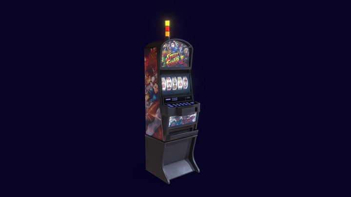 Slot Machine - Retro 3D Model