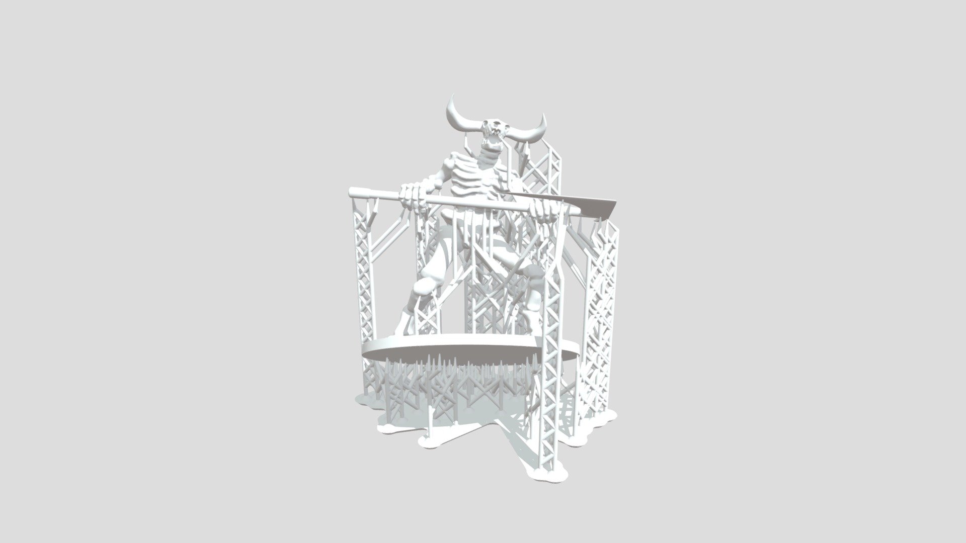 Skeleton- Minotaur Updated Presupported (1)