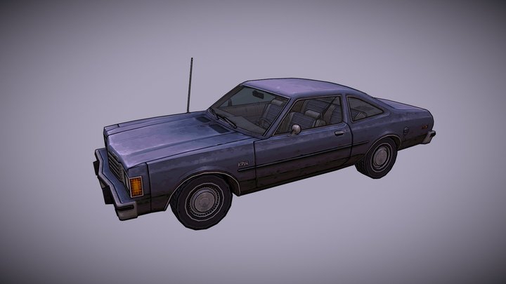 80's Coupe 3D Model