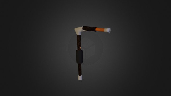 Blow torch cane 3D Model