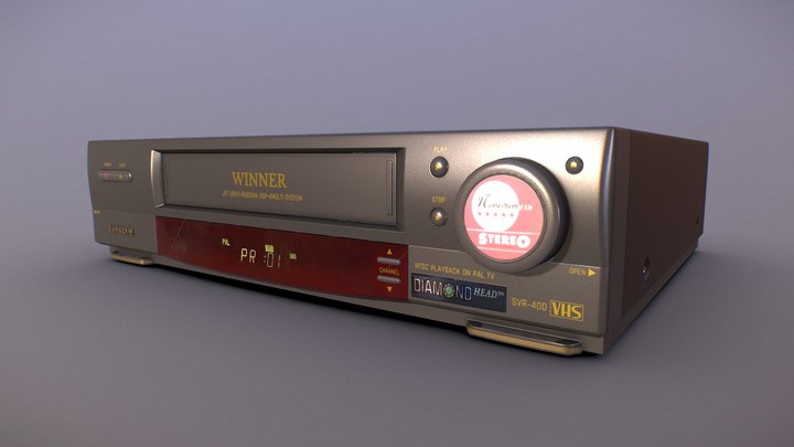 VHS player – Free 3D Model STL