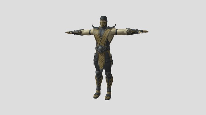 Scorpion from Mortal Kombat vs. DC Universe 3D Model