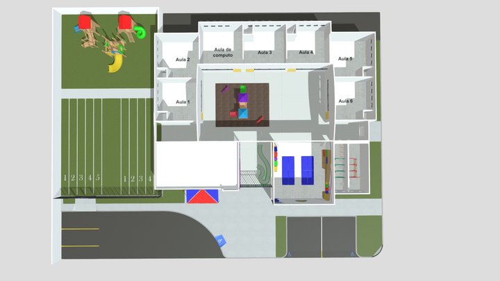 Liceo - Preescolar 3D Model
