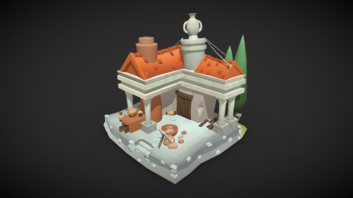 World of DAE villages of Empires & Civilizations 3D Model