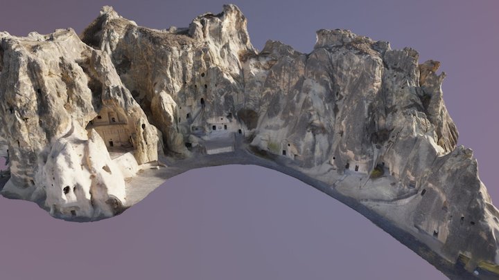 Göreme  Müzesi / Kapadokya (Müzenin Bir Bölümü) 3D Model