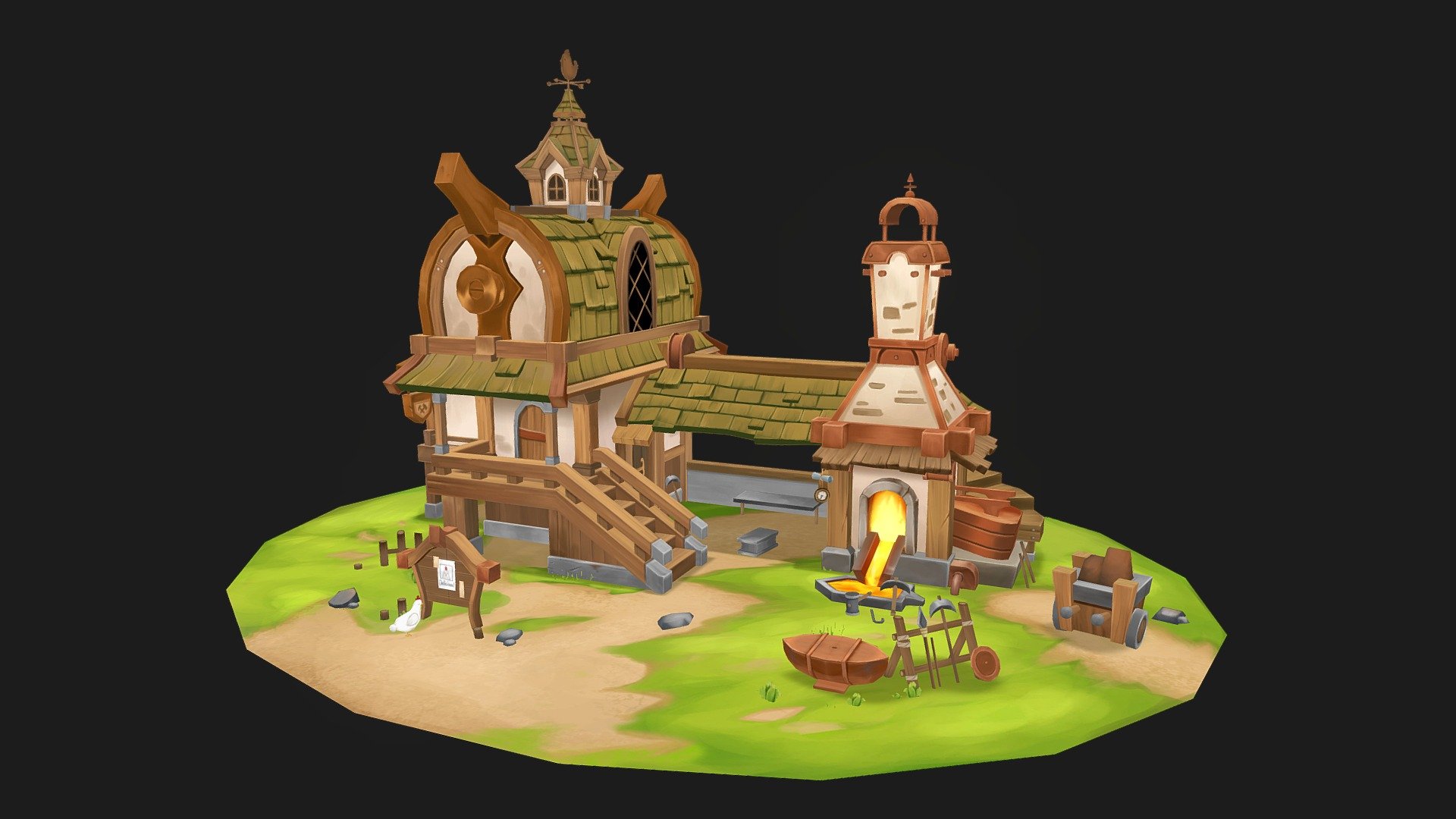 Smithy - 3D model by JaeYoung (@popoyo325) [dba6cec] - Sketchfab