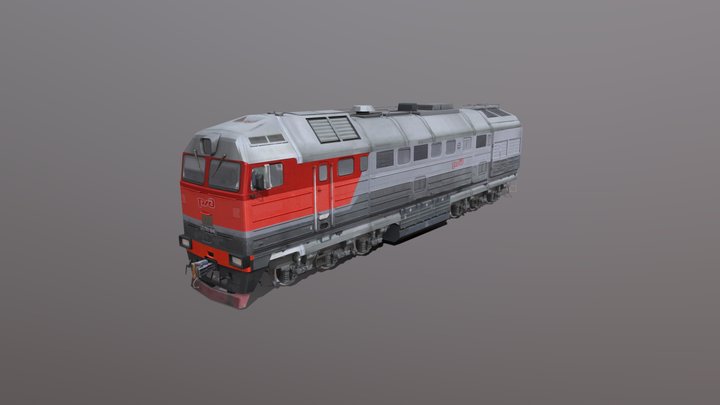 2ТЭ116УД – Modello 3D gratuito STL