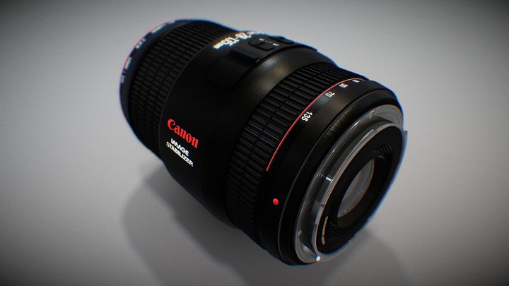 CANON D Lens 3D Model