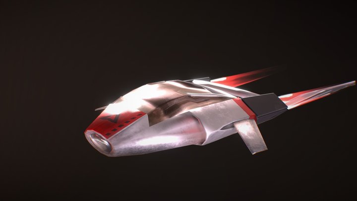 Ion Fighter [Animated] 3D Model