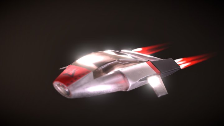 Ion Fighter [Animated] 3D Model