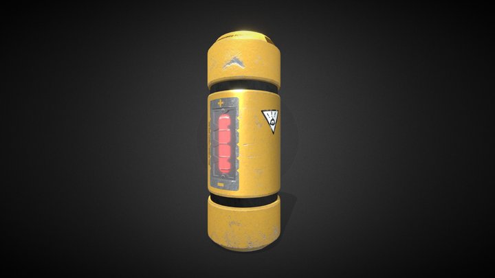 Scream Canister 3D Model