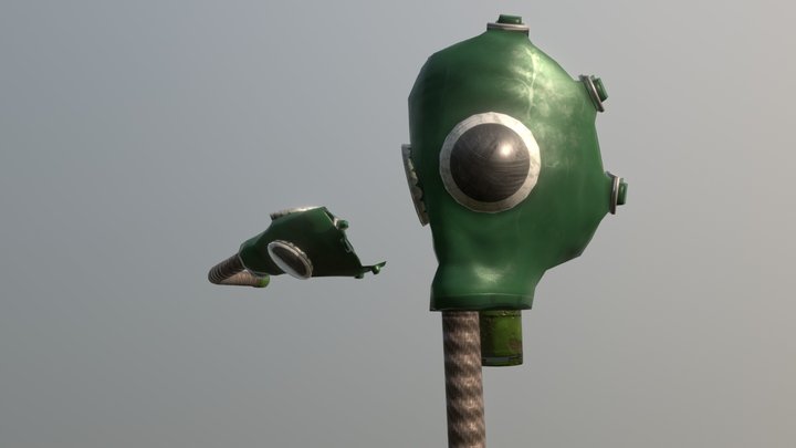 USSR Gas mask -GP4u 3D Model