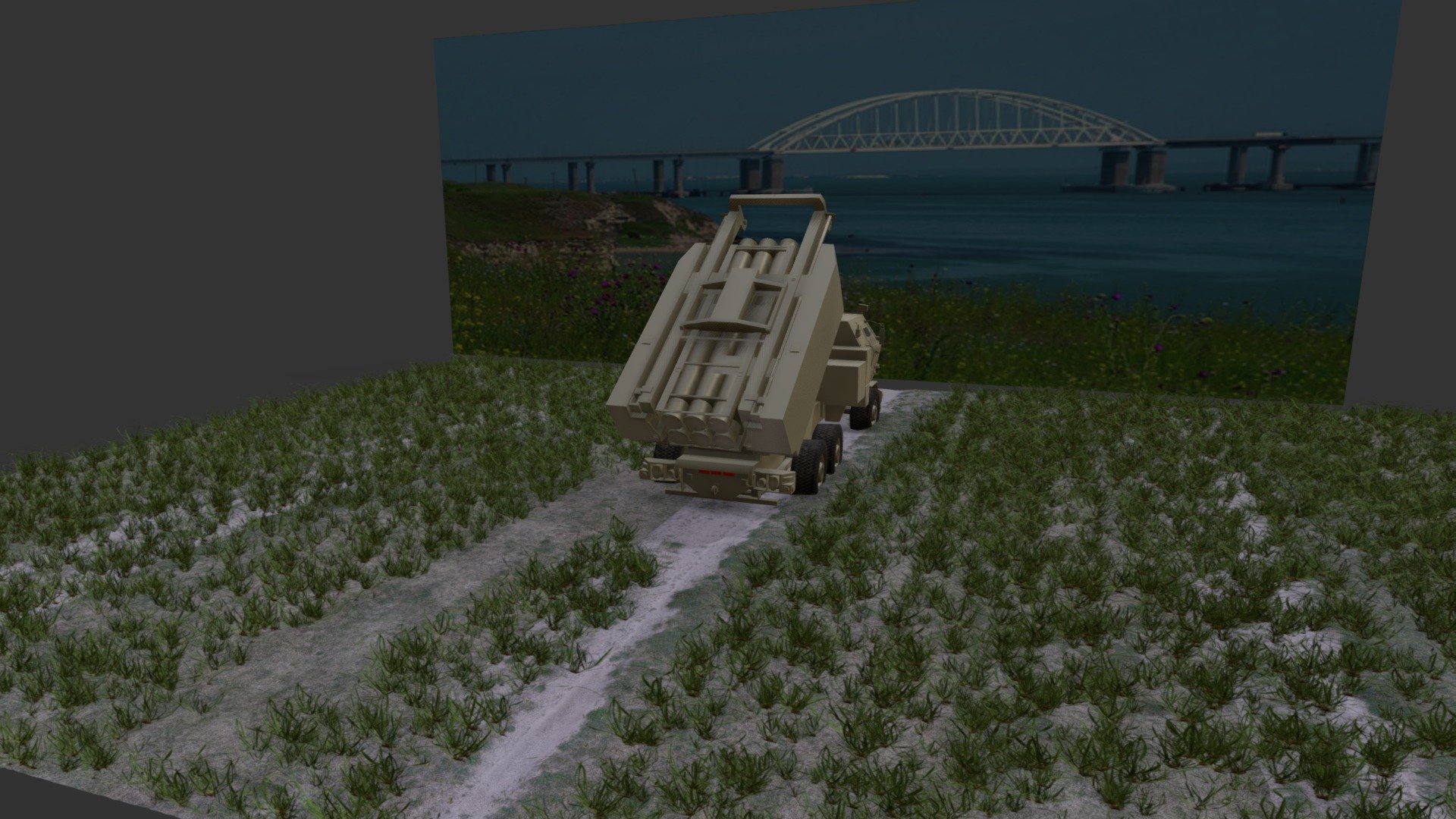 HIMARS - Destruction of the Crimean bridge