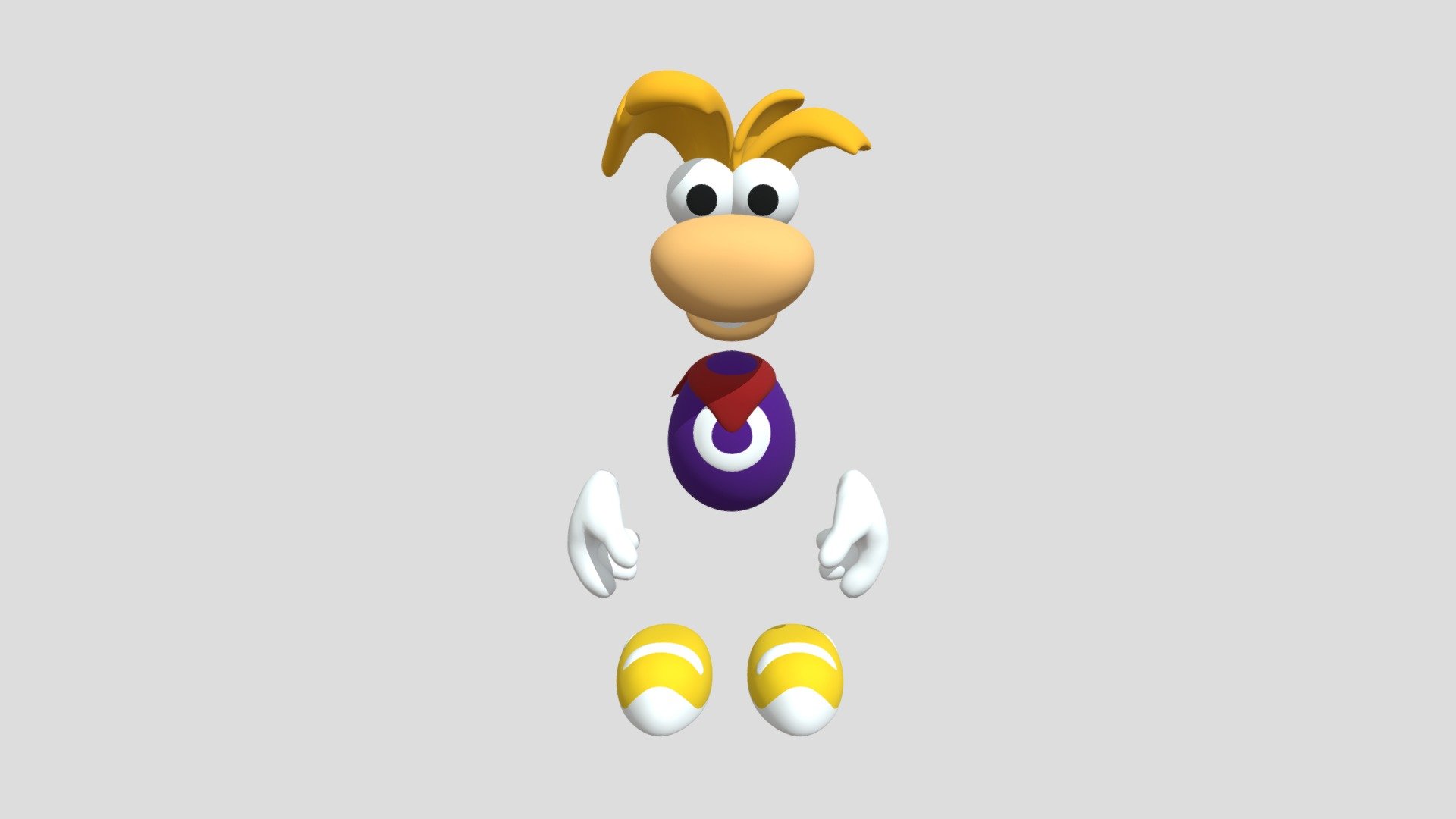 Rayman - Download Free 3D model by AidanYT55Twt (@Pofdpoi) [dbaaa83 ...