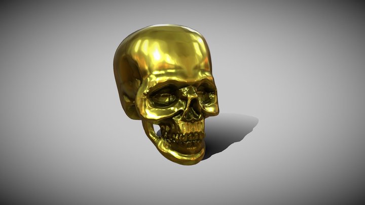 Golden skull free