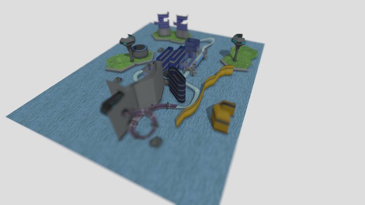 WipeoutTrack MoaTherma 3D Model