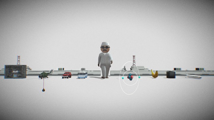 Chernobyl app models 3D Model