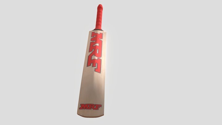 MRF Cricket Bat 3D Model