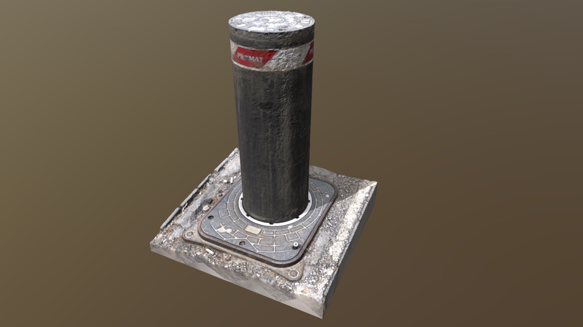 Prishtina City Retractable bollard