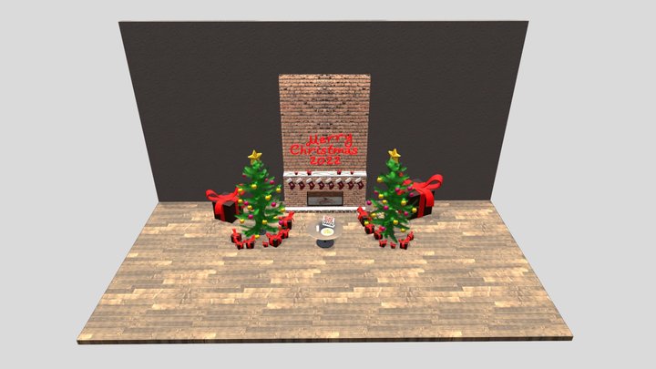 Merry Christmas 2022 // by alexmile 3D Model