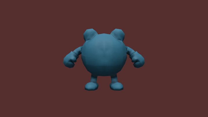 Poliwhirl Marmoset 3D Model