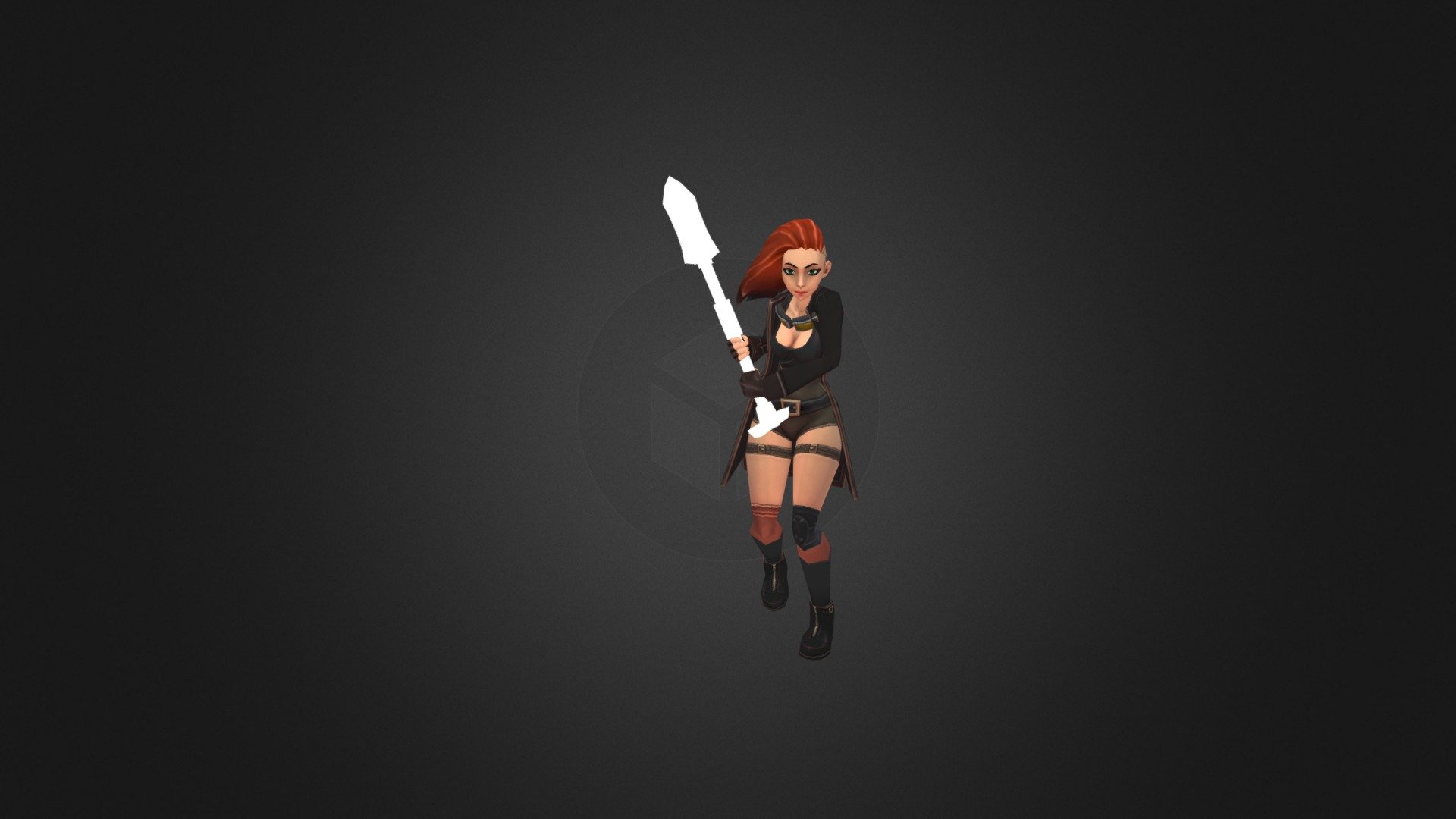Girl Move Back Shovel