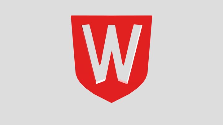 WSU_ Logo 3D Model