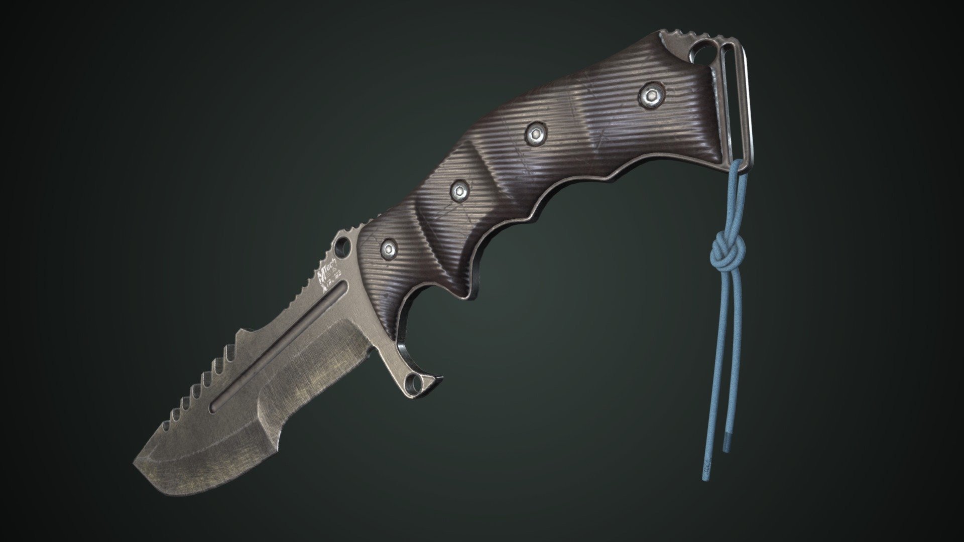 Tactical knife - Download Free 3D model by TristanGybels [dbad940 ...