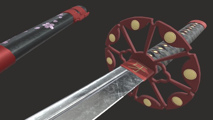 Katana by: Jonah Perrigo 3D Model